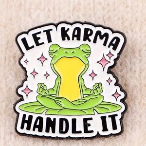 Green and Yellow Frog Brooch for Reptile Lovers